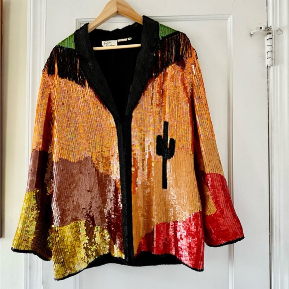 Cactus Desert Sequins Jacket - Picture 6 of 16